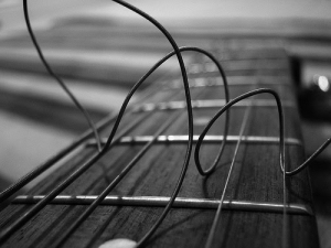 sad guitar strings