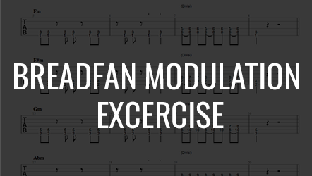 Breadfan modulation guitar excercise